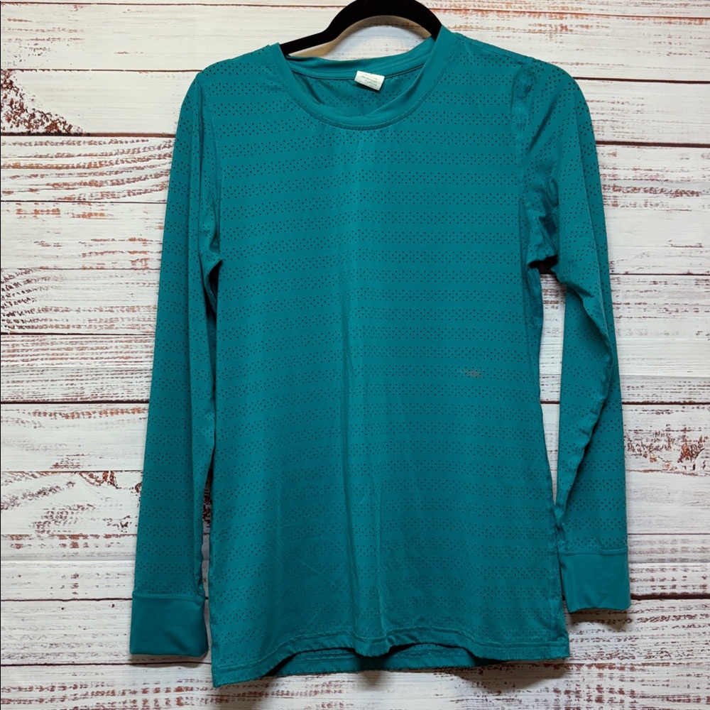 ZYIA Active Chill Perforated Long Sleeve